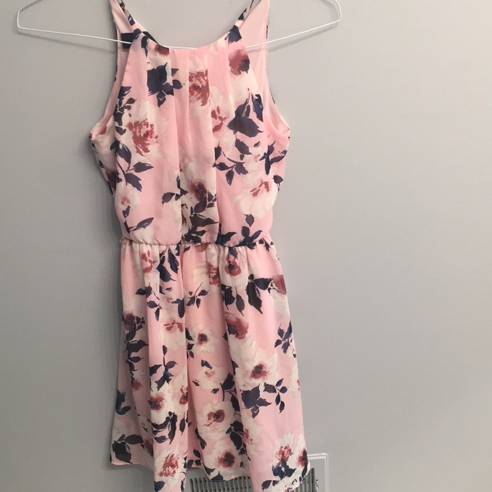 BCX Dress Pink Floral XXS